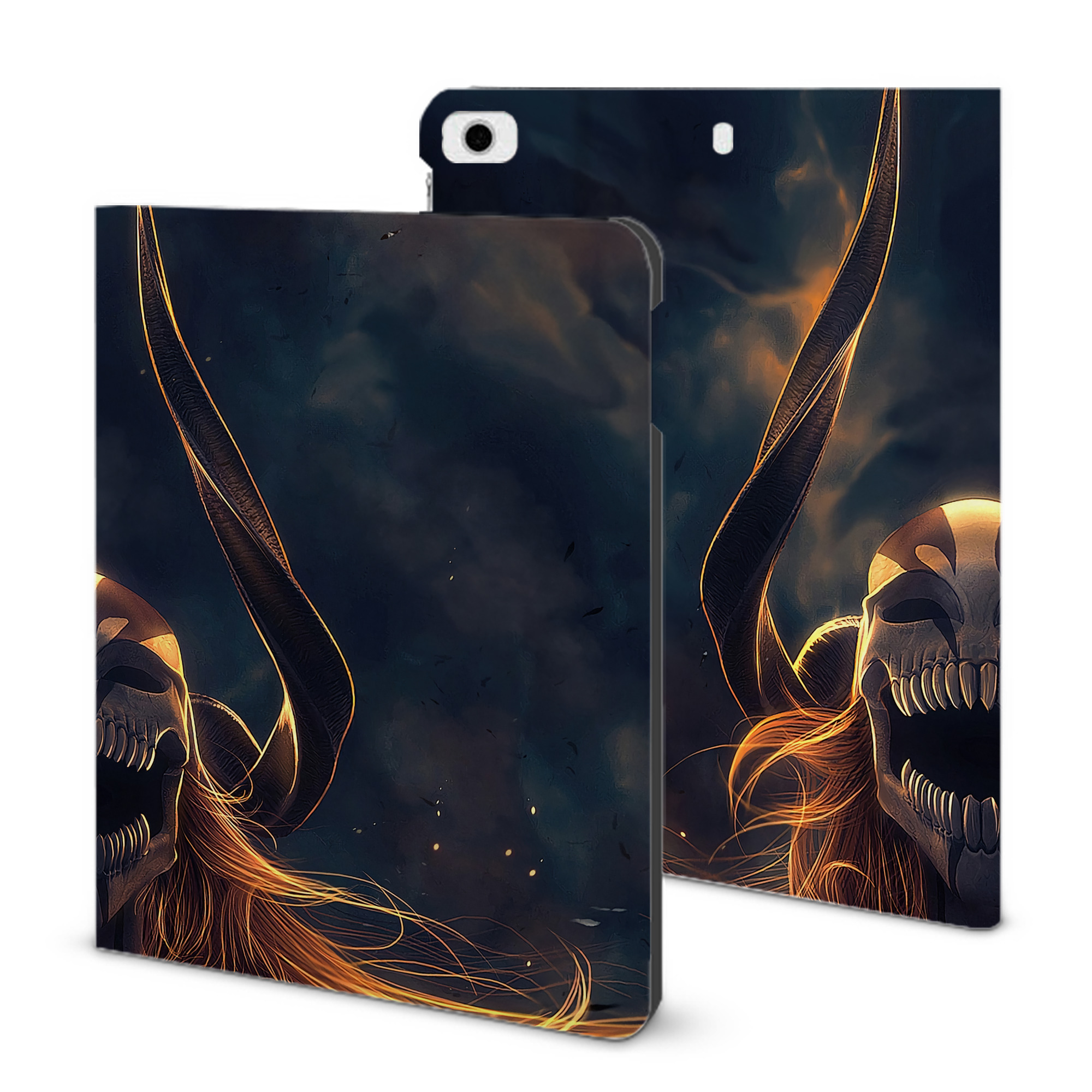 （画像用） ブリーチ BLEACH IPad ケース ブック型 PUレザー TPU 耐衝撃 軽量 薄型 ペン収納なし 全面保護 IPad 各モデル対応